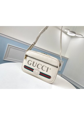  GUCCI PRINT SHOULDER BAG